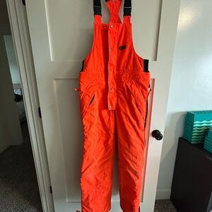 Cabela's Red Insulated Bib Snow Pants